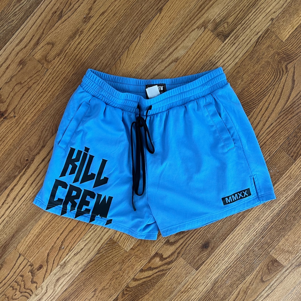 Kill Crew Blue Athletic Shorts
